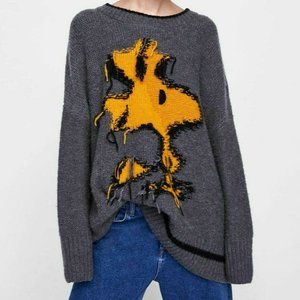 snoopy sweater zara